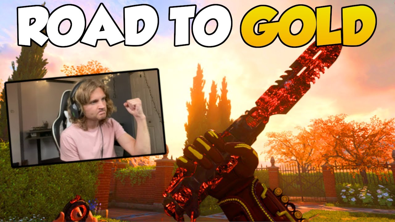 THE MOST PAINFUL CHALLENGE I'VE EVER DONE! (BO4 GOLD Ballistic Knife)