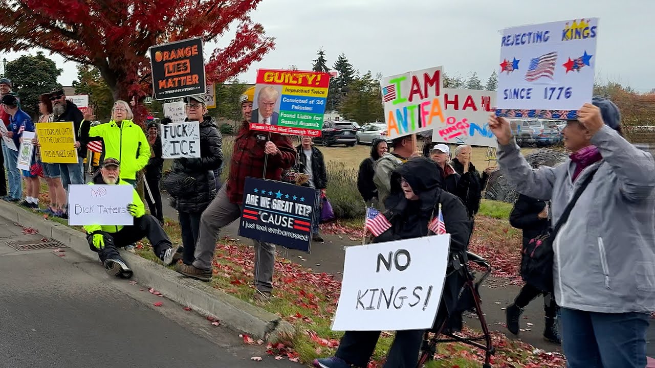 No Kings Protest in Sequim From my 1931 Ford Model A Pickup