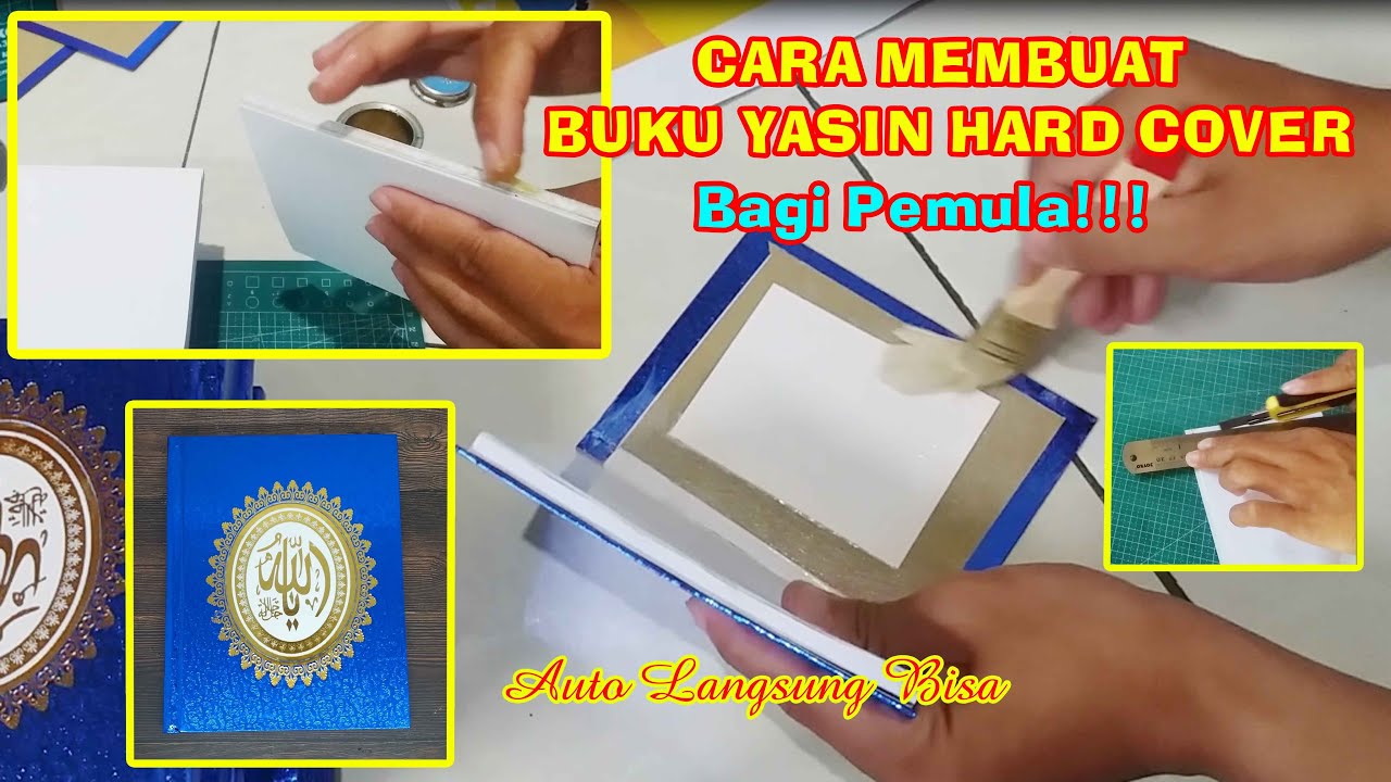 Cara Membuat Buku Yasin Hard Cover sendiri | mudah banget | Bagi Pemula!!!