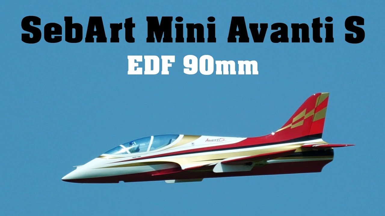 SebArt Mini Avanti S 90mm | EDF RC aircraft | 4K | MEGA CUP 2023