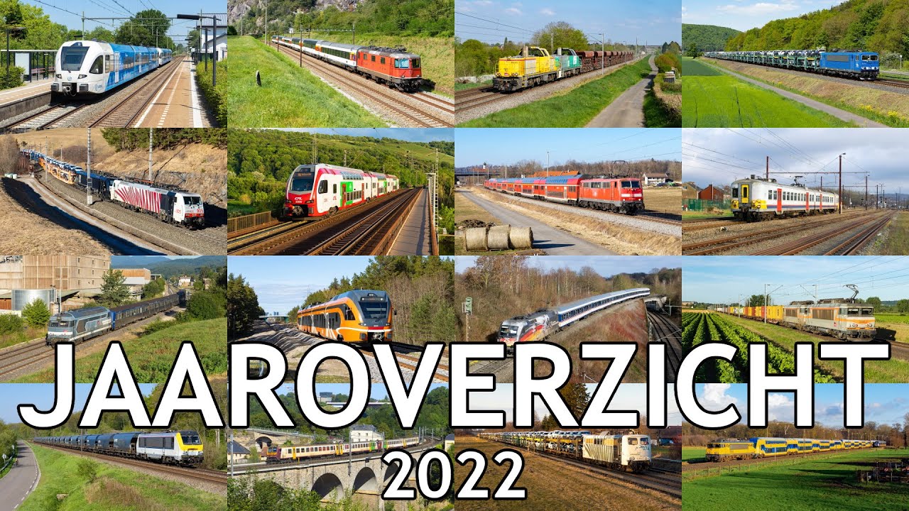 Treinen in Europa // TrainplazaNL Jaaroverzicht 2022 [4K]