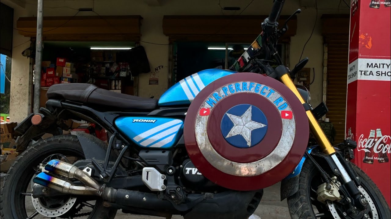 Tvs ronin modified caption America grafix- with taba 🤩