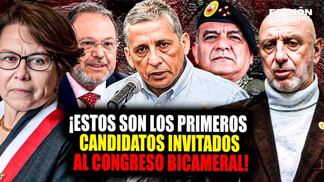 DEC 22 - Elecciones 2026: los primeros candidatos invitados al congreso bicameral