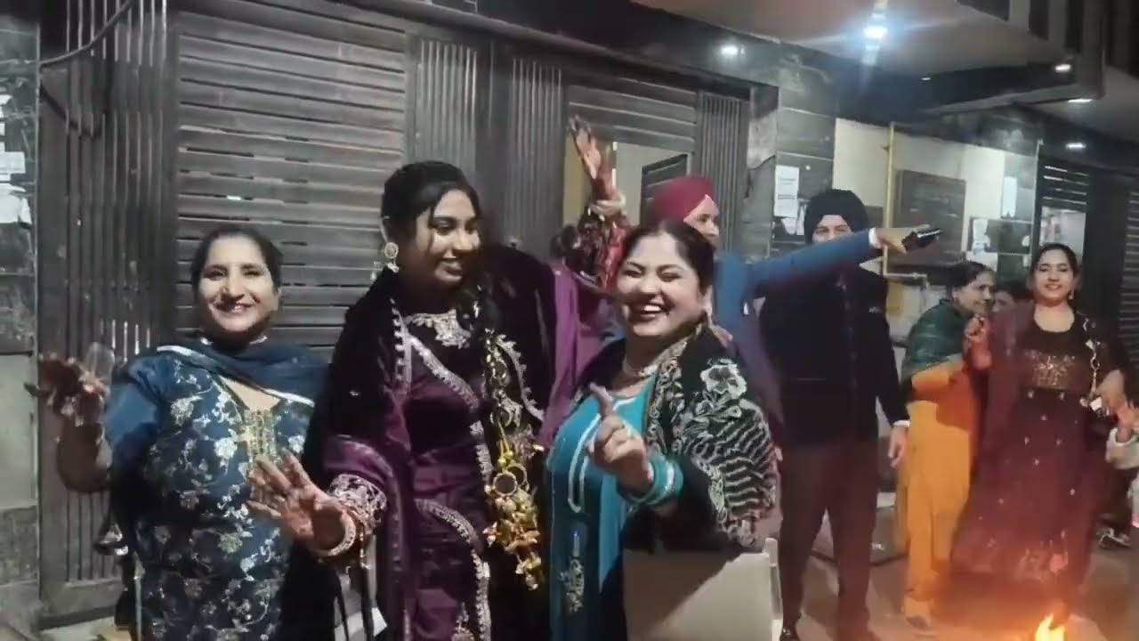 SHADI KE BAAD PEHLI LOHRI KA 🎉 ll 13 JAN 2026 ll FAMILY VLOG ll #harmanpunjabi #harkiran 