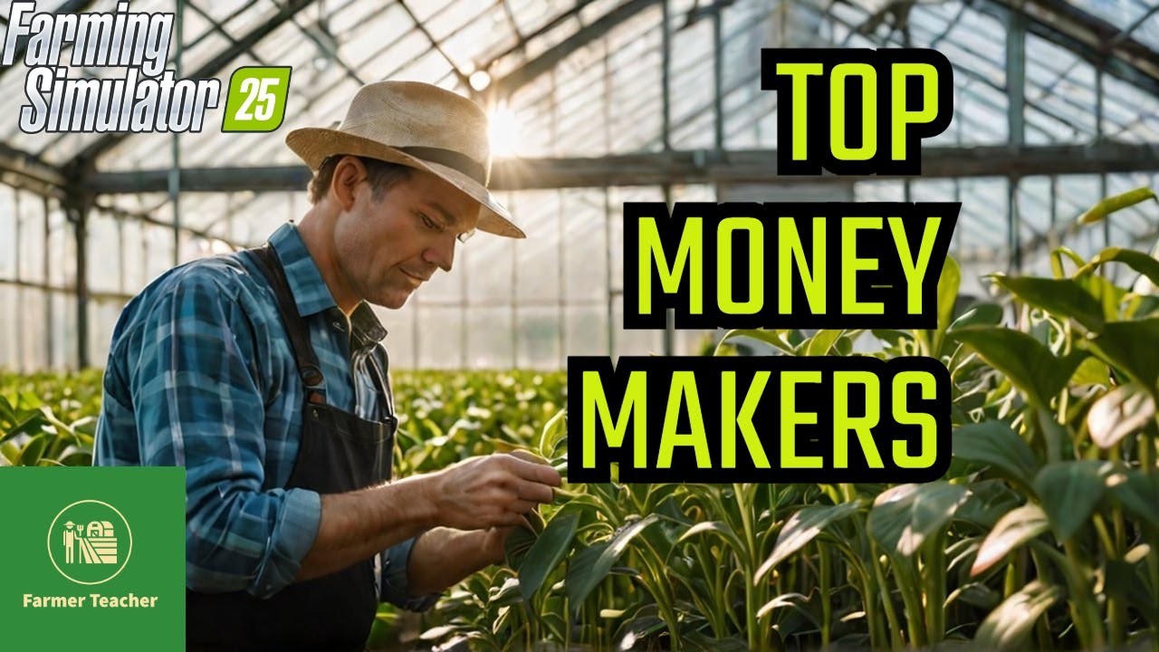 Most Profitable Greenhouse Crops on Farming Simulator 25