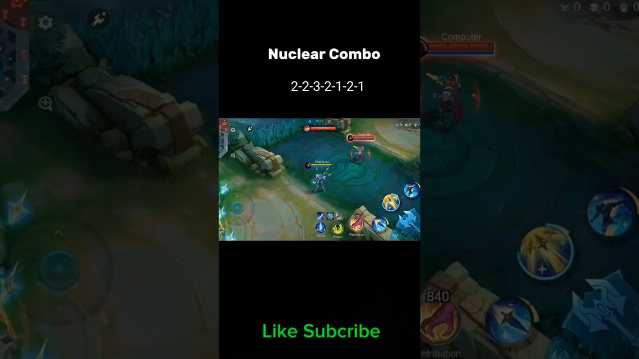 Gusion Nuclear Combo Tutorial  | One Shot Kill! 