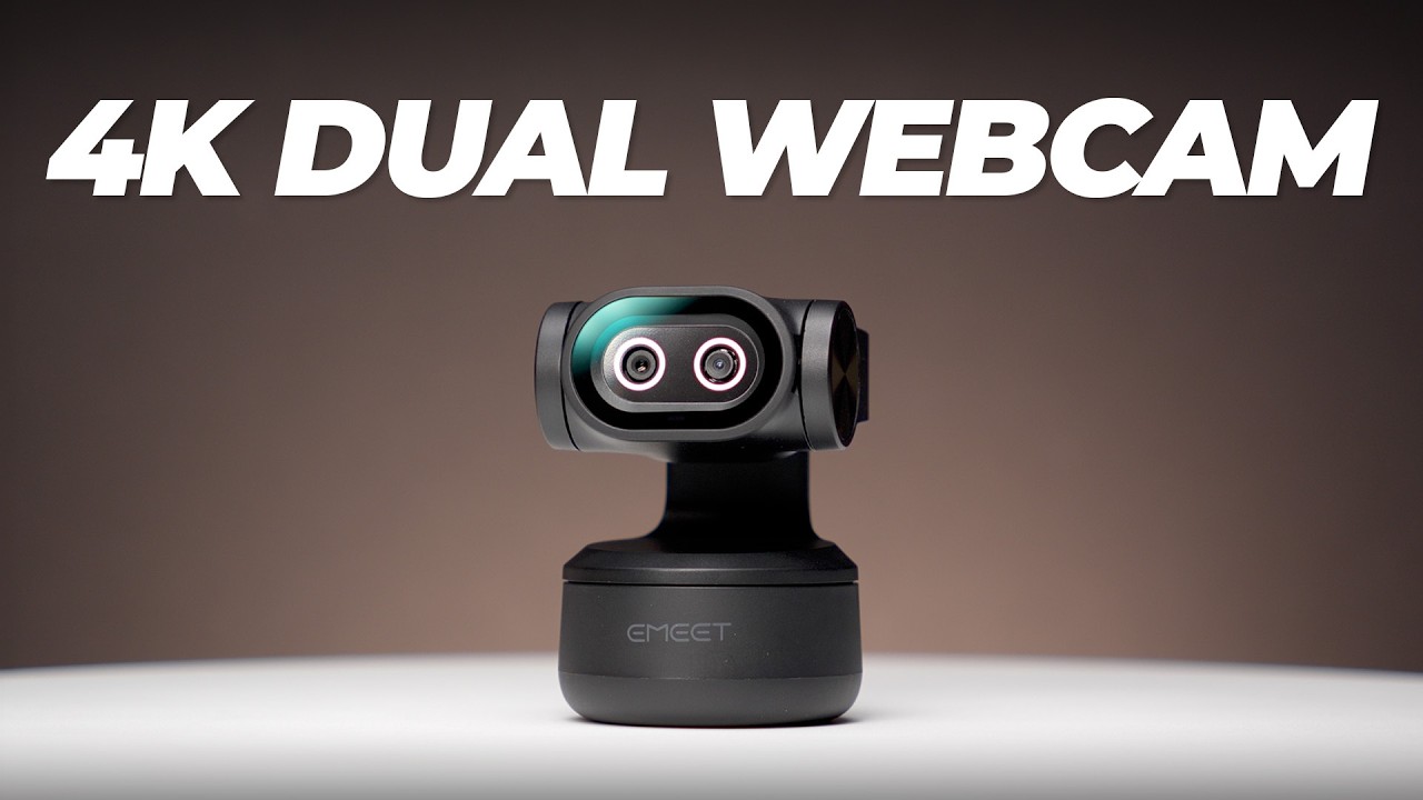 The BEST 4K Dual Camera Webcam? EMEET PIXY review!