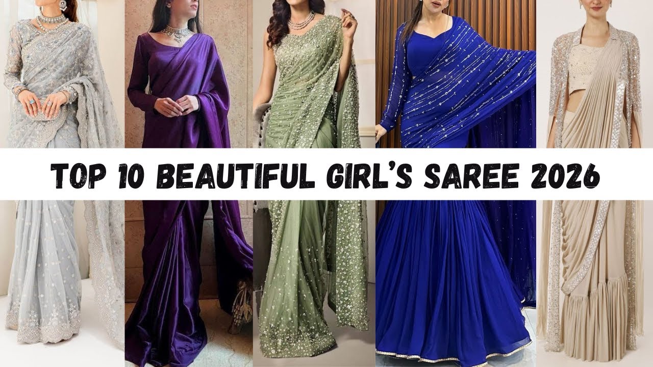 Top 10 Saree Outfit ideas for Girls with Name 2026
