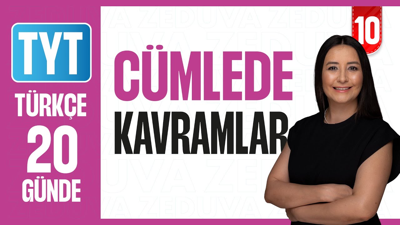 Cümlede Kavramlar Konu Anlatımı | 20 GÜNDE ANLAM BİLGİSİ PARAGRAF KAMPI 2026 | 10