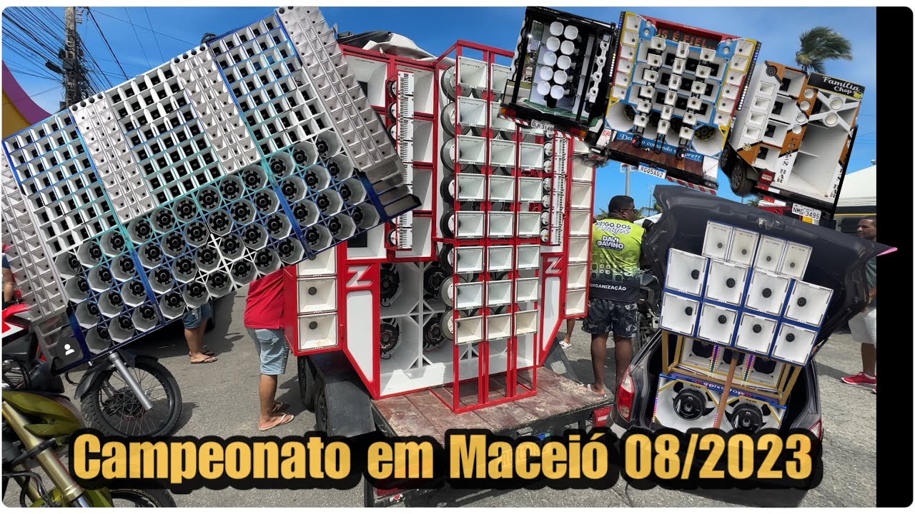 Rolou campeonato de Som - Fuiii Gravar o Evento e levei meu Paredão Modificado