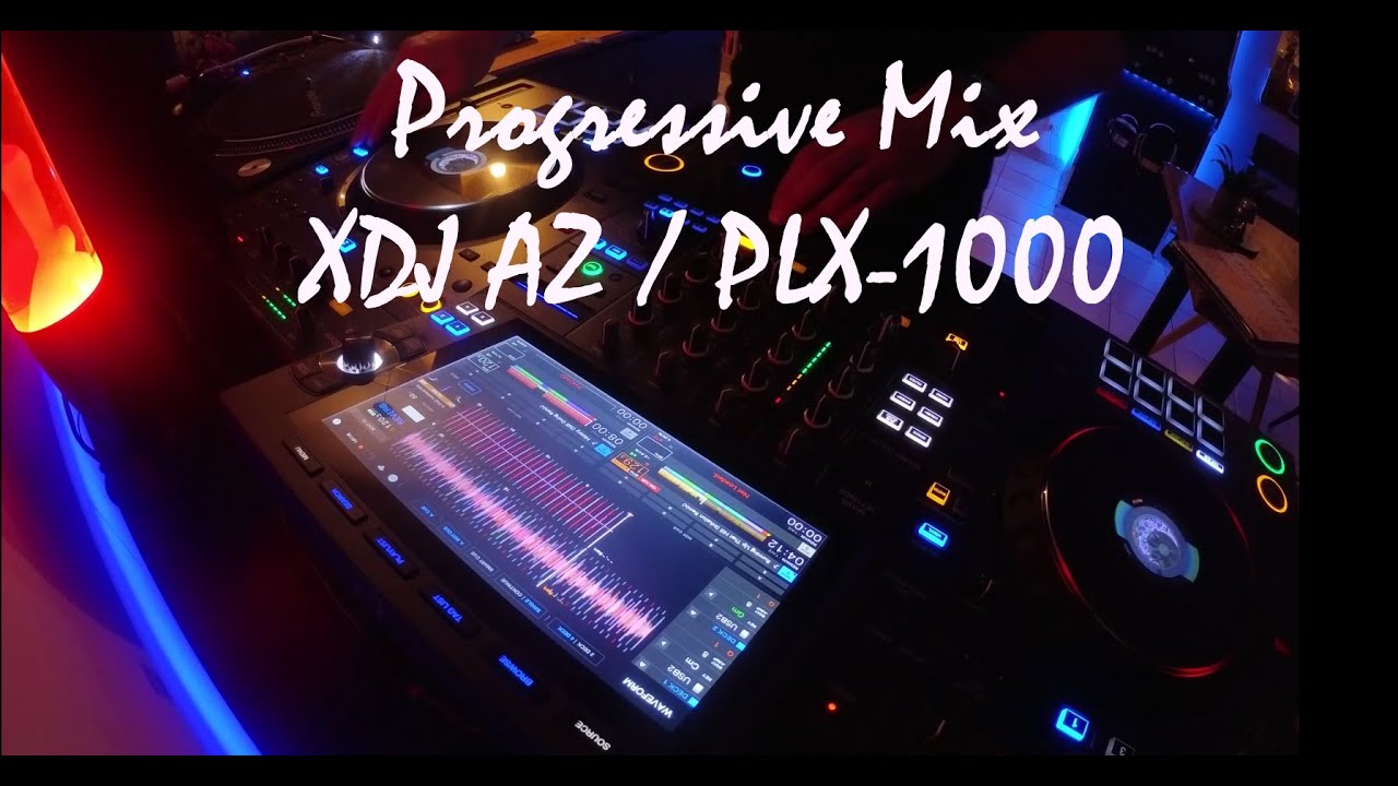 Progressive house mix / Alpha Theta XDJ AZ + Pioneer PLX-1000