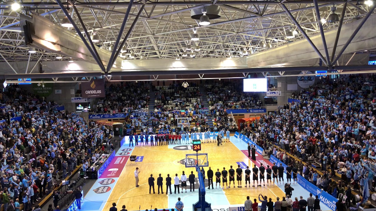 Impresionante himno gallego en ACB BREOGÁN-OBRADOIRO 27/10/2018