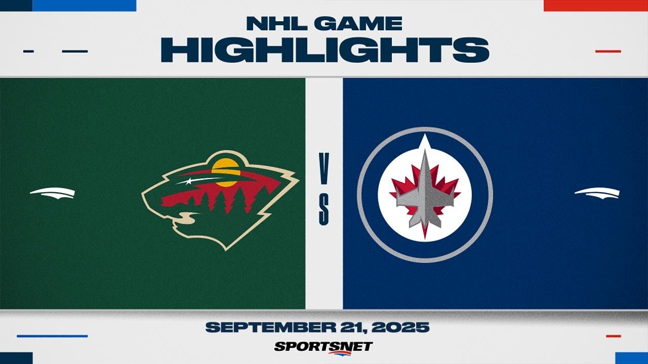 NHL Preseason Highlights | Wild vs. Jets - September 21, 2025