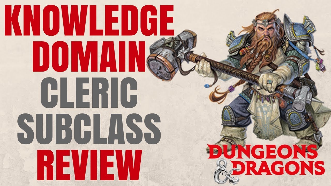 Cleric Knowledge Domain - D&D 5e Subclass Series
