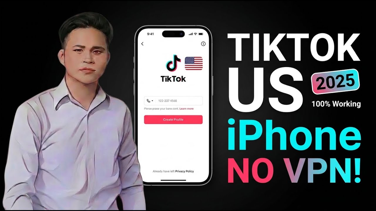 របៀបបង្កើត TikTok អាមេរិក (US) លើ iPhone | មិនចាំបាច់ប្រើ VPN 2025
