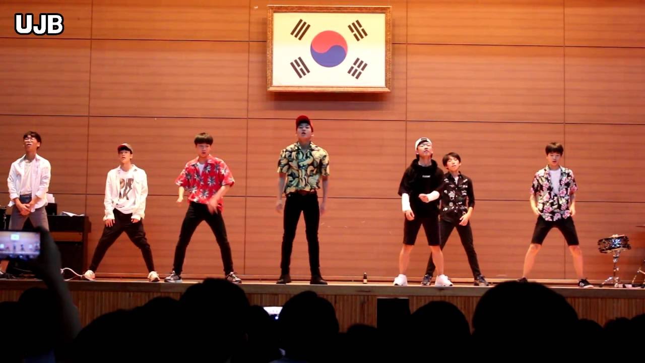 운중중학교 3학년 미니콘서트_방탄소년단(BTS)-뱁새, 불타오르네(Fire)