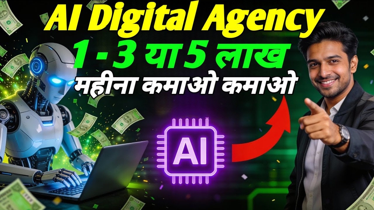 AI Digital Agency से 1–5 लाख/Month कैसे कमाएं? | 2026 का सबसे Powerful Online Business | EarnJo Max