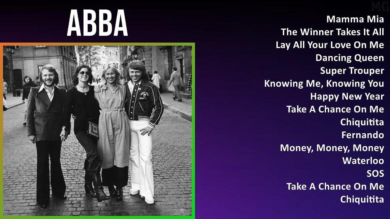 ABBA 2025 MIX Playlist - Mamma Mia, The Winner Takes It All, Lay All Your Love On Me, Dancing Queen
