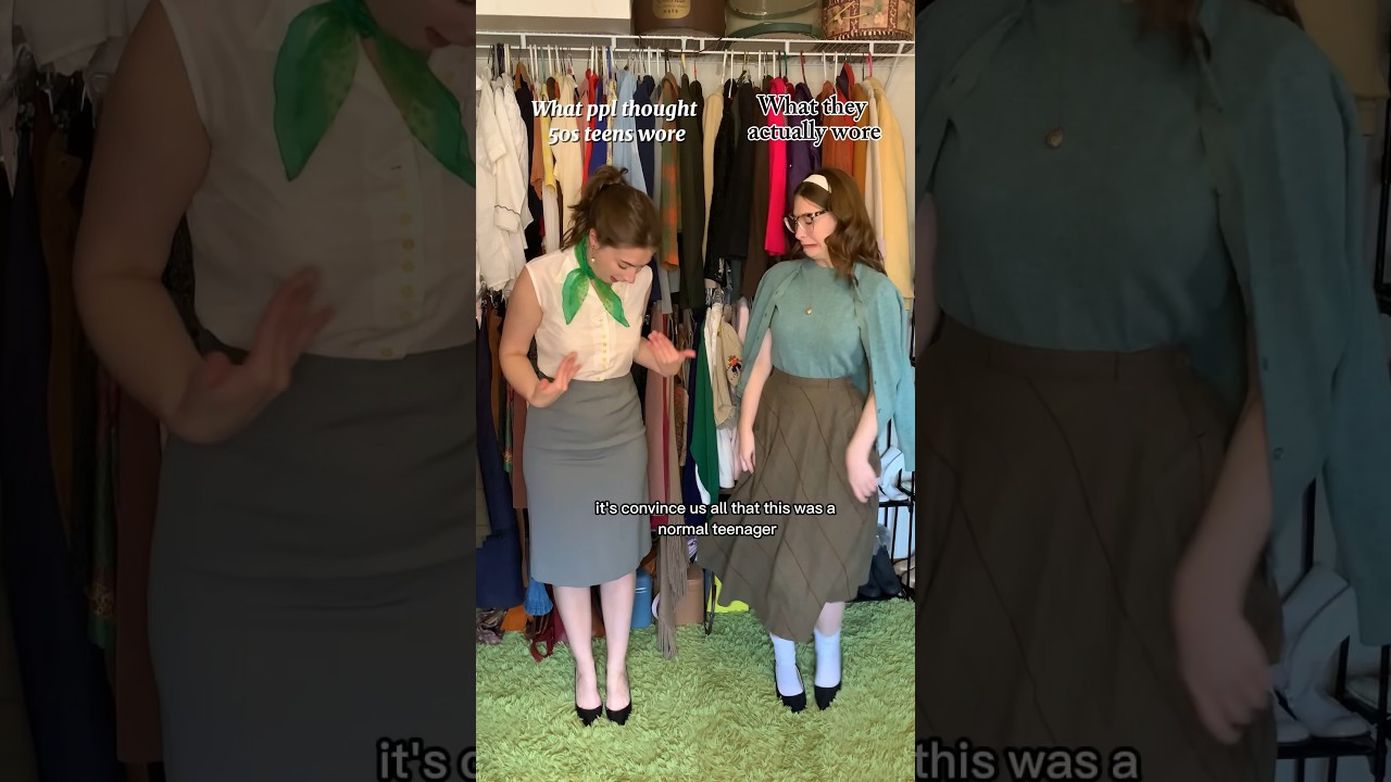 1950s fashion: Expectation vs Reality 🎵💕🐩🎀