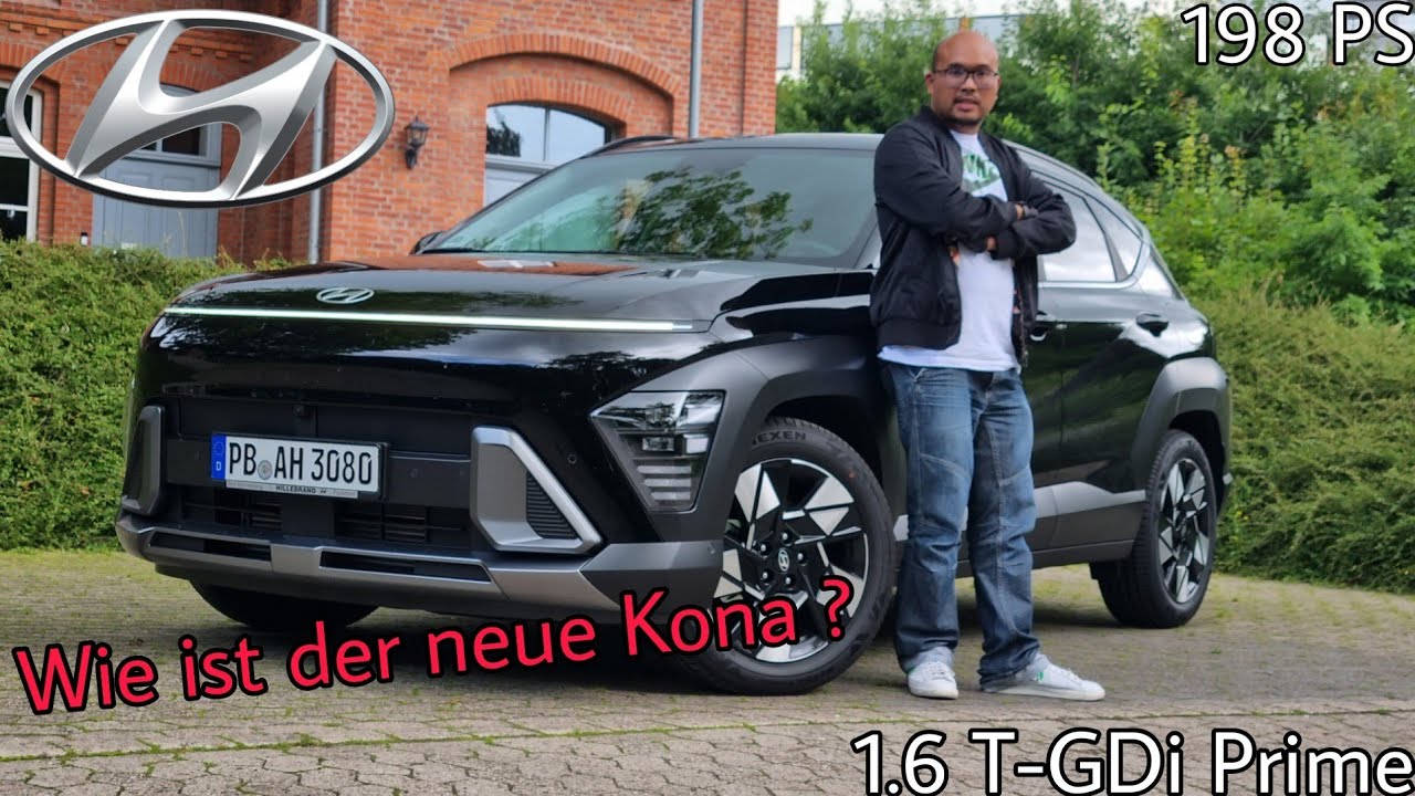 Это новый Hyundai Kona Prime 1.6 T-GDi 2023 года. Обзор от первого лица. Отчет о вождении.