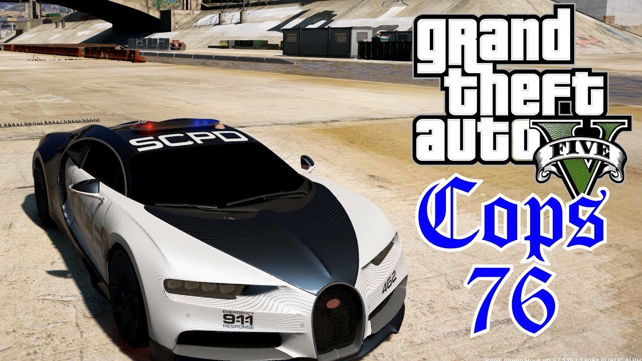 Bugatti Chiron - COPS 76 - LSPDFR -  GTA 5