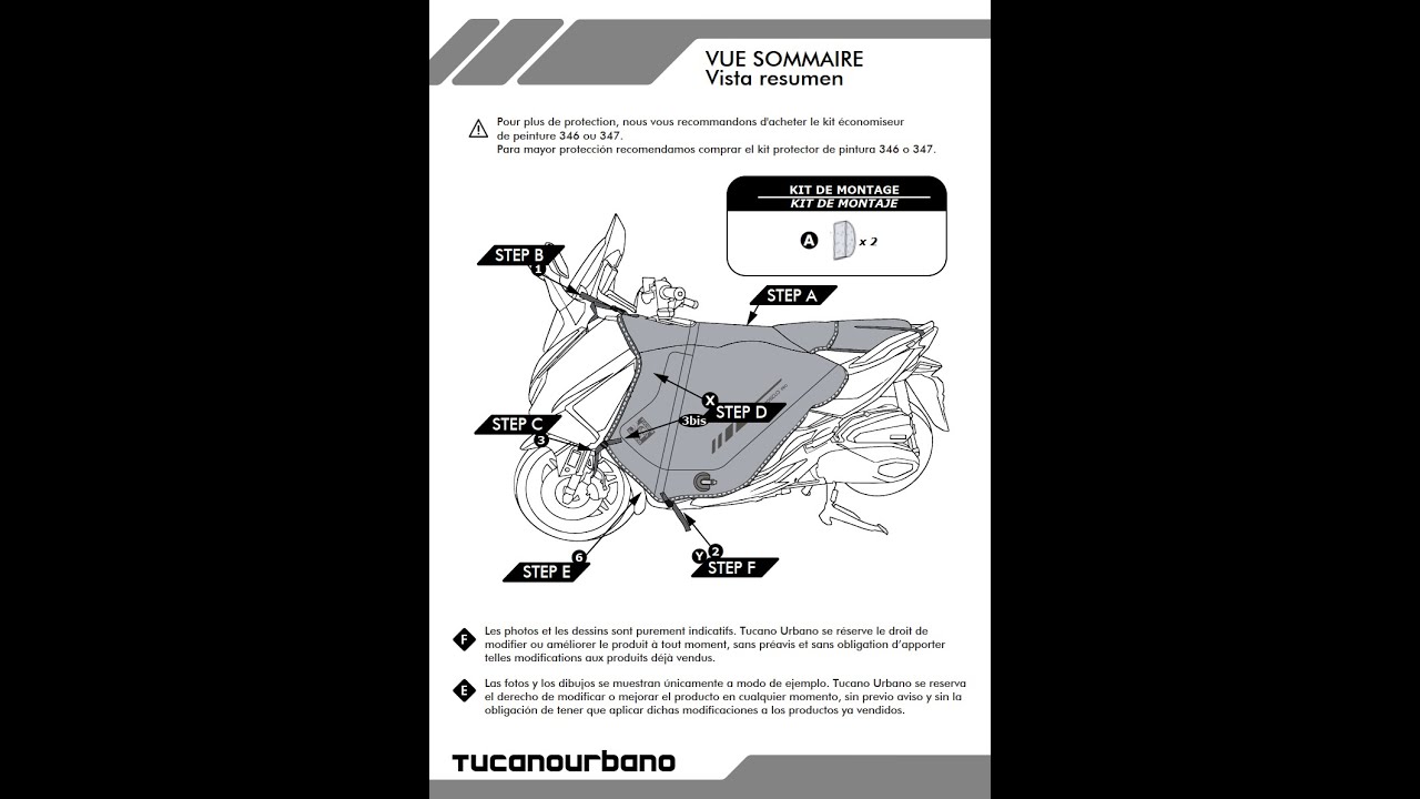 Installation tablier TUCANO RX238PRO sur FORZA 350 de 2025