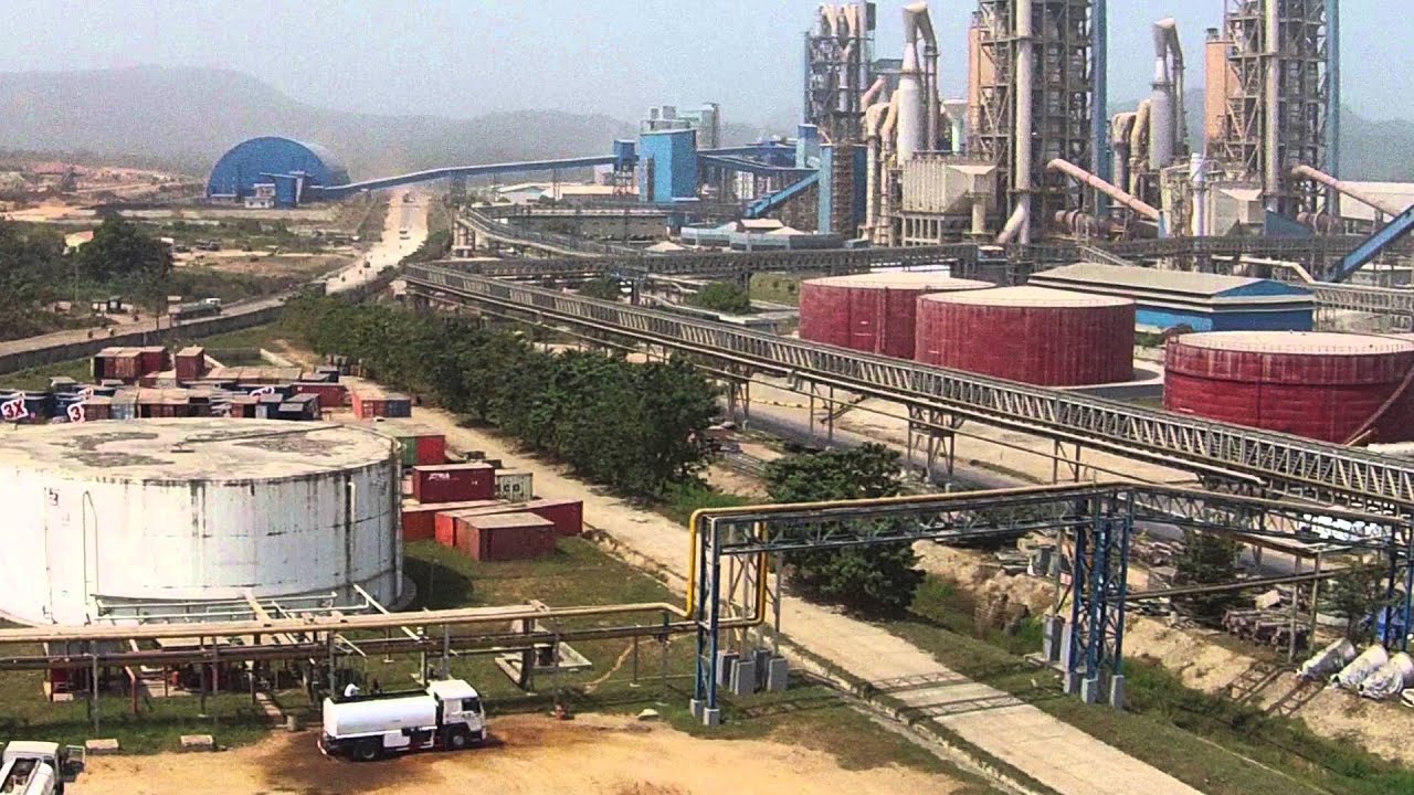 Dangote Cement plant in Obajana, Nigeria