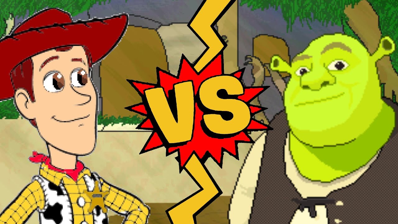 M.U.G.E.N Battles | Woody vs Shrek | Toy Story vs Shrek