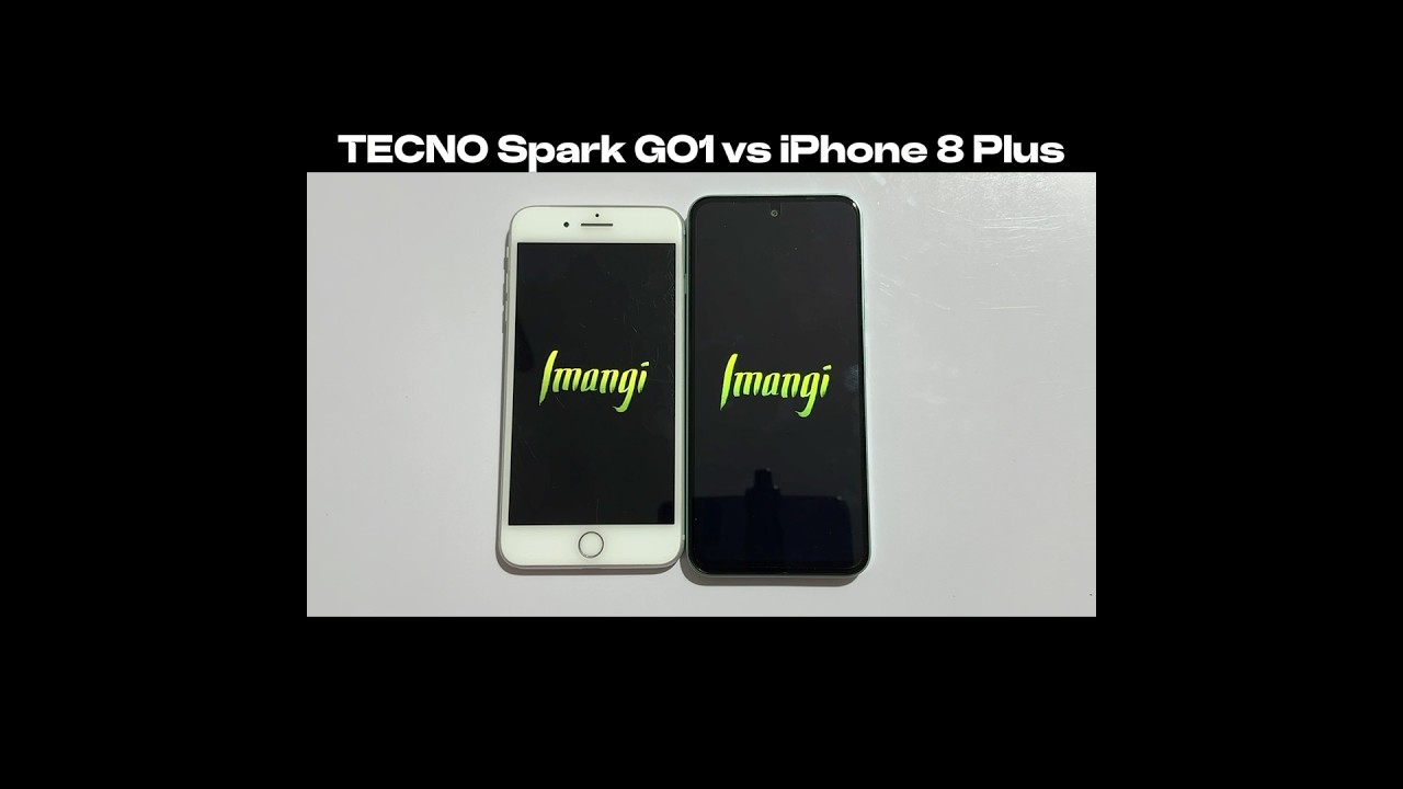TECNO Spark Go 1 vs iPhone 8 Plus - Speed TEST
