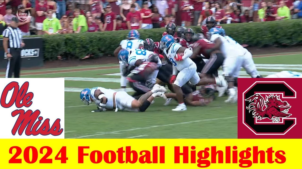 #12 Ole Miss vs South Carolina Football Game Highlights 10 5 2024