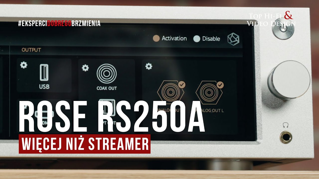 Rose RS250A &ndash; streamer&hellip; i nie tylko | prezentacja Top Hi-Fi