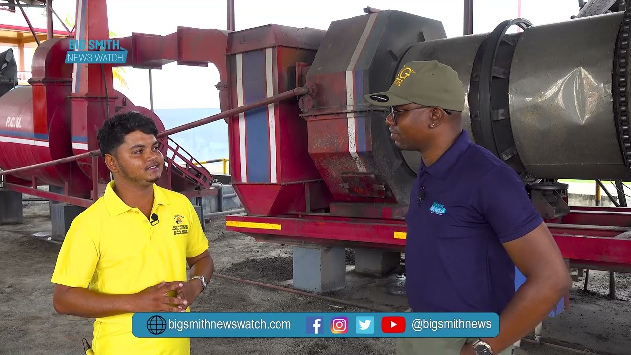ESSEQUIBO GETS MODERN ASPHALT PLANT