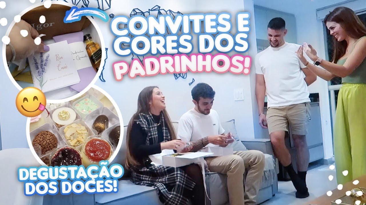 REAÇÃO DOS PADRINHOS E COR DO VESTIDO DAS MADRINHAS! #DIARIODANOIVA10