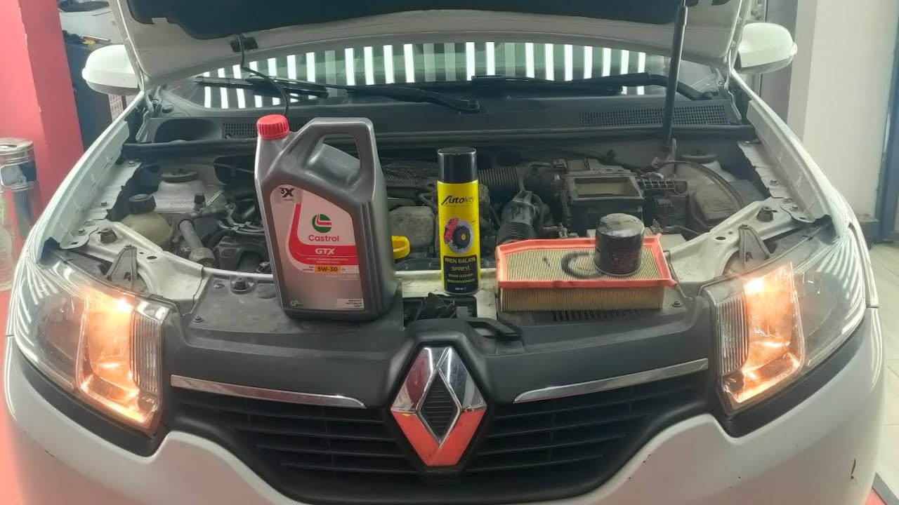 Renault Symbol 1.5 dci K9K Motor Periyodik Yağ Bakımı #renault #oil #engine #automobile #teknik