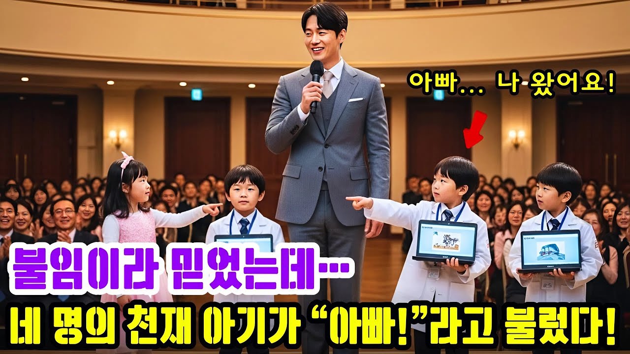 냉정한 재벌이 한밤중에 깨어나 보니, 세 아이가 “아빠!”라 부르며… DNA 결과지를 내밀었다!