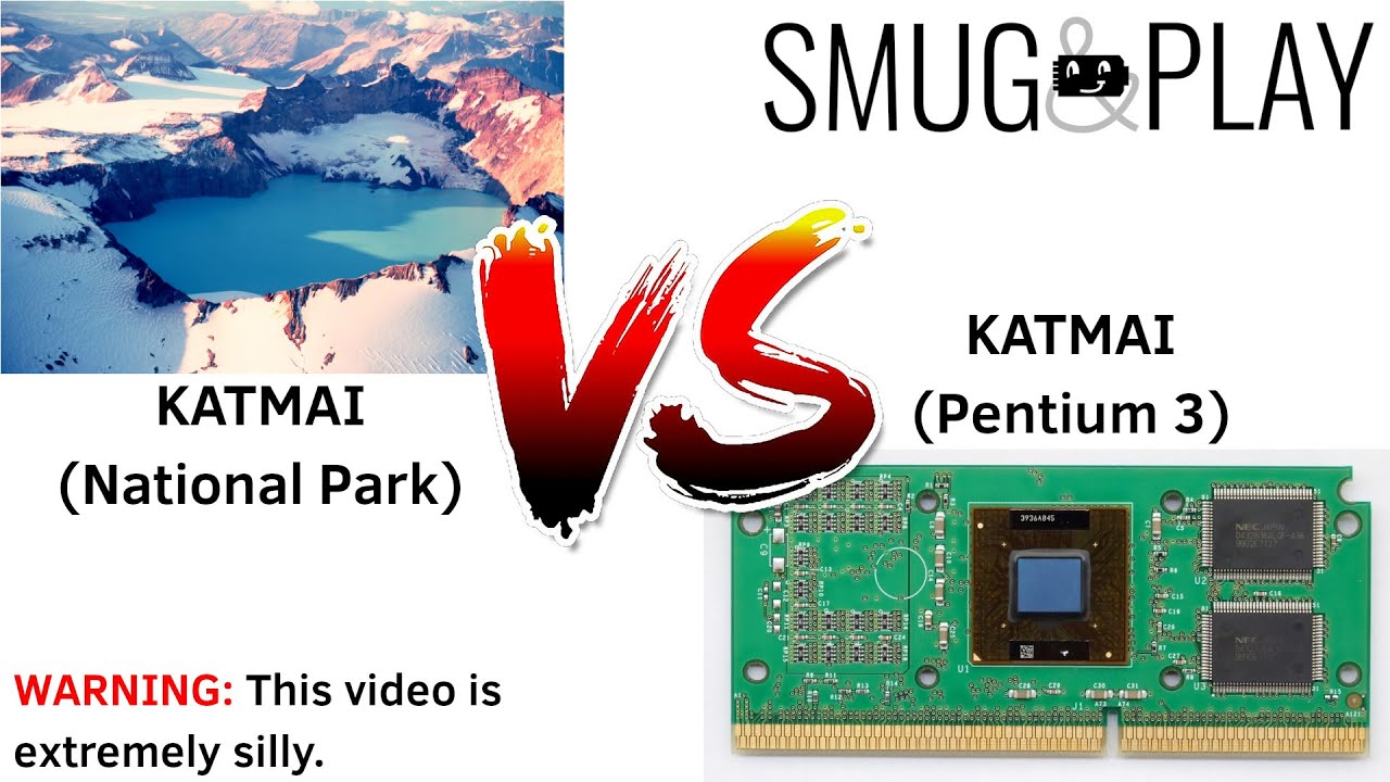 Retro Intel CPU Codenames VS Their Natural Namesakes (e.g. Katmai Natl. Park vs. Katmai Pentium 3)