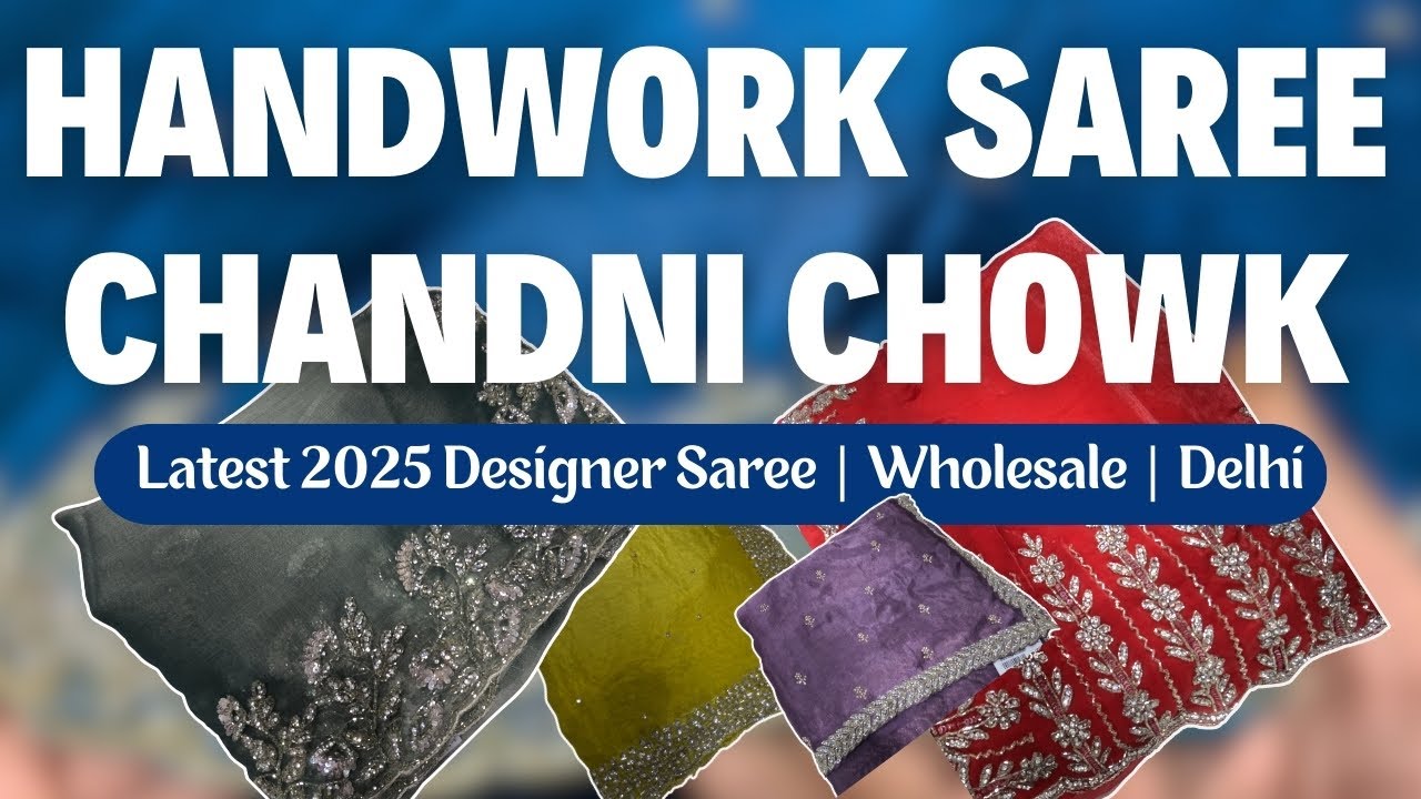 Best Handwork Designer Wholesale Saree (Manufacturer) | 2025 Latest Design | PAN India Shipping Free