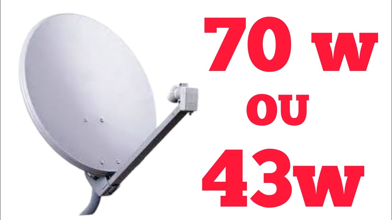 70W OU 43W? QUAL O MELHOR SATÉLITE BANDA KU DE CANAIS ABERTOS?