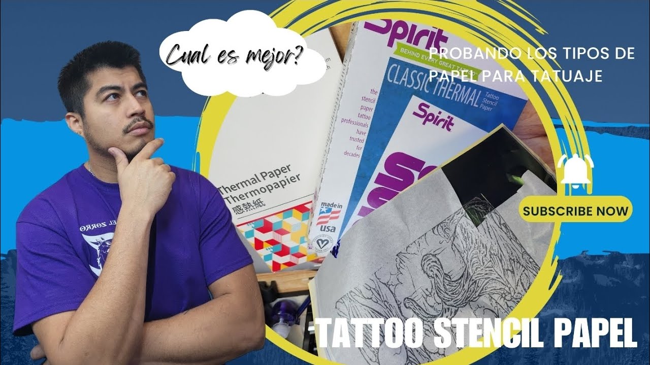 cual papel es mejor para stencil de tatuajes?