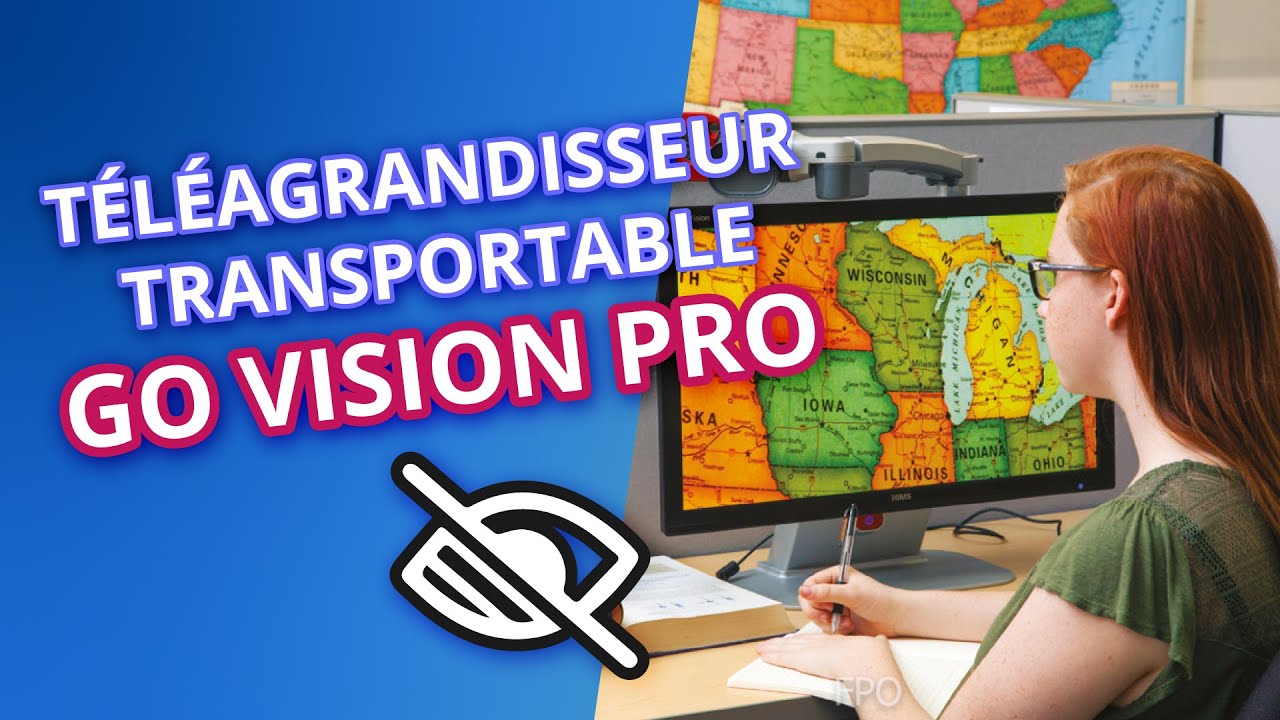 Go Vision Pro, le nouveau téléagrandisseur qui lit vos documents - pour personnes malvoyantes