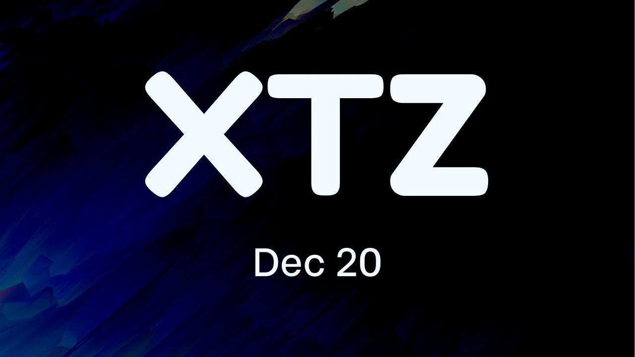 45. Tezos XTZ Technical Analysis (20 Dec 2021)