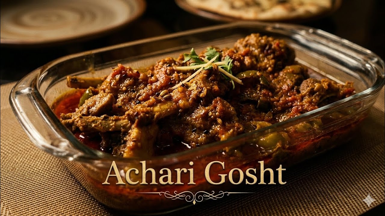 Achari Gosht Recipe