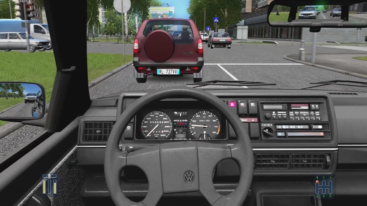 City Car Driving - Volkswagen Golf II GTI | Fast Driving