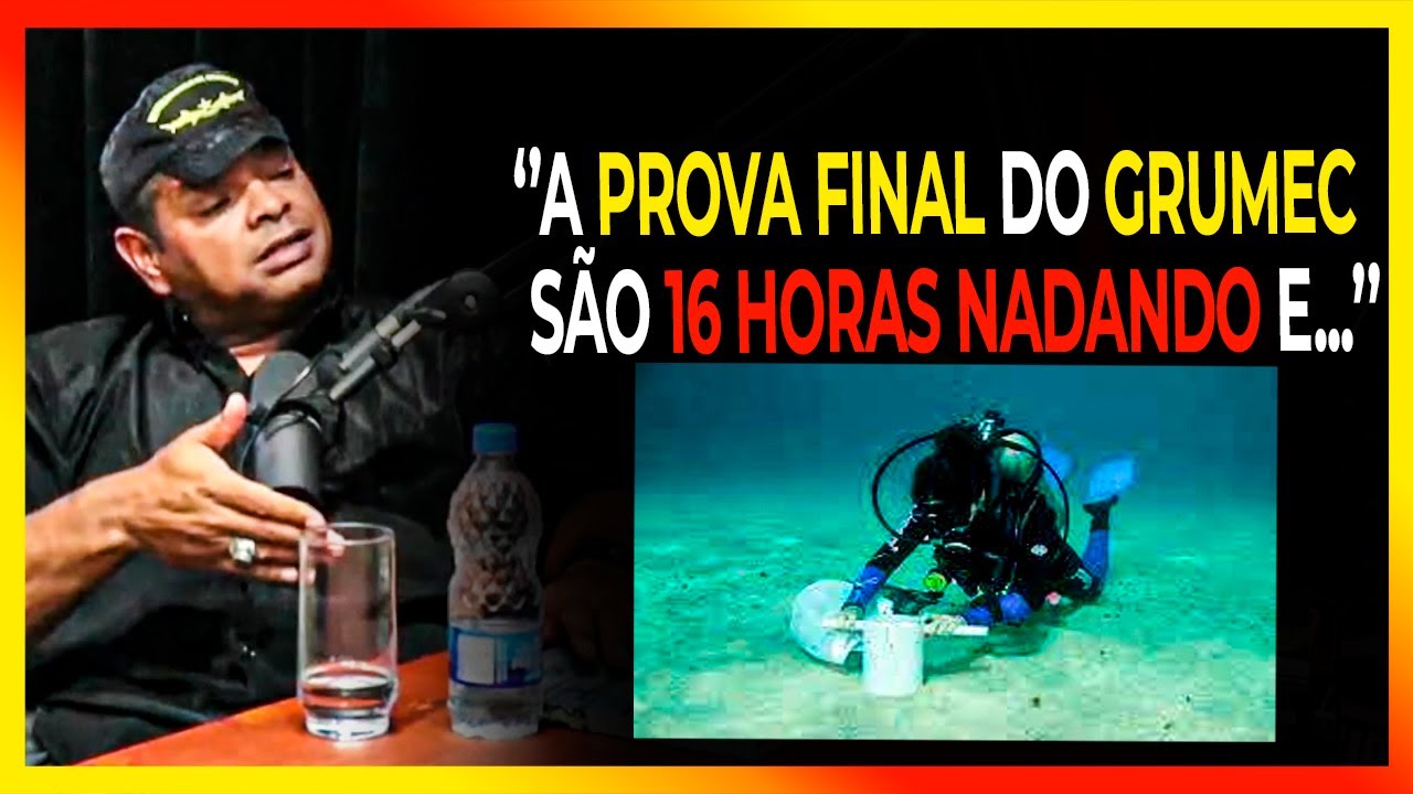 MERGULHADOR DE COMBATE FALA SOBRE PROVA FINAL DO GRUMEC