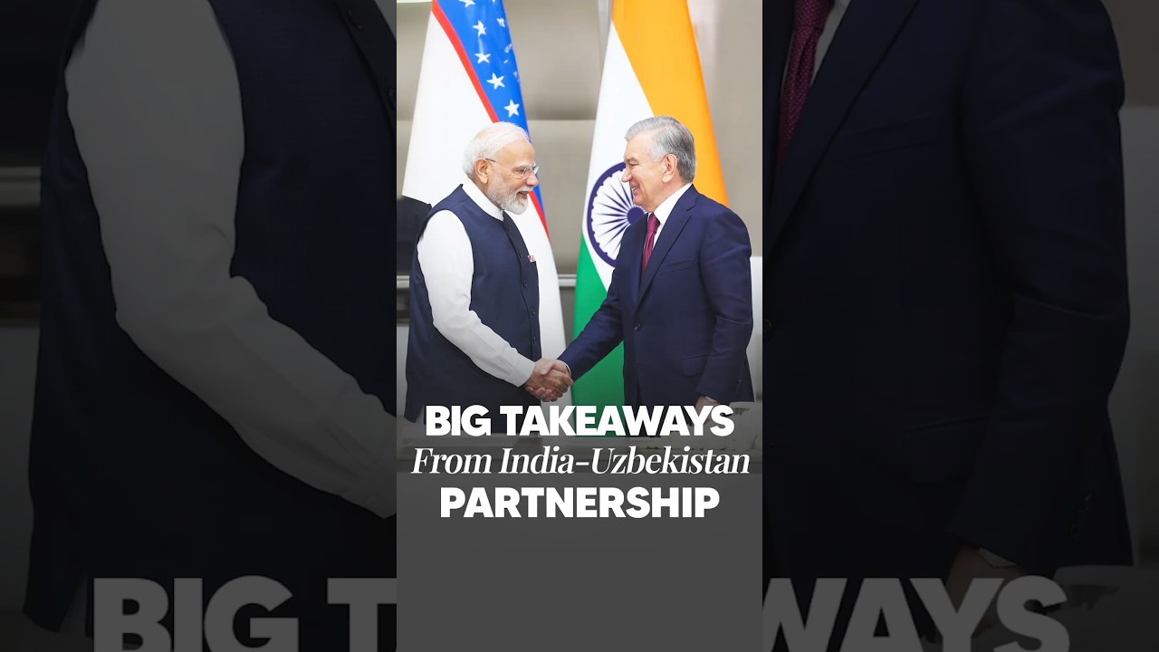 India & Uzbekistan Set a $5 Billion Trade Target by 2030 | PM Modi