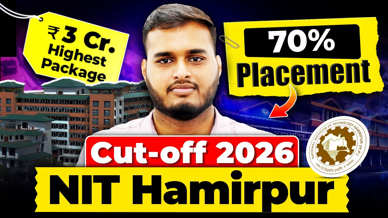 NIT Hamirpur College Review ✅|| 3.4 Cr Highest Package 🔥|| NITs at low rank in JEE Mains #jee2026