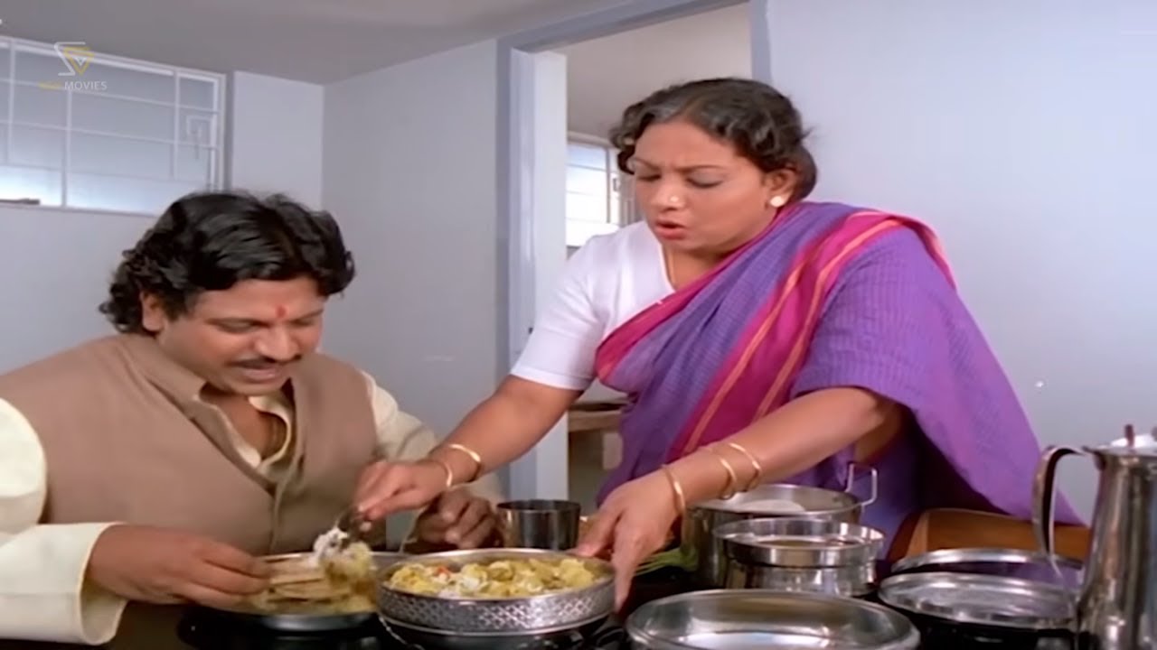 Lokesh Goes To Shoot Shivanna While Eating Food | Aasegobba Meesegobba Kannada Full Movie Highlights