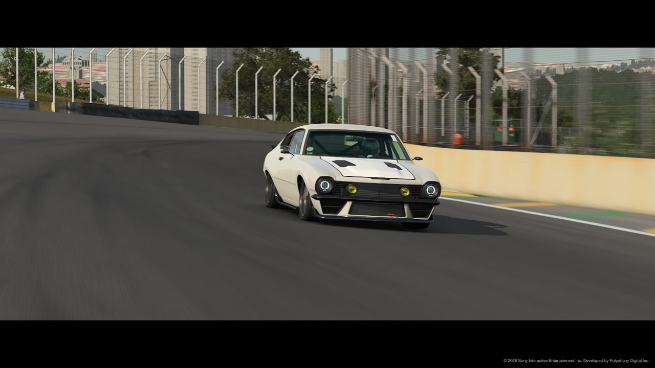 TESTE E V.R DO GT7: FORD MAVERICK GAC V8 7 LITROS BITURBO 1971