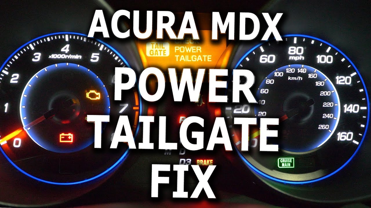 Ремонт задней двери Acura MDX Power своими руками
