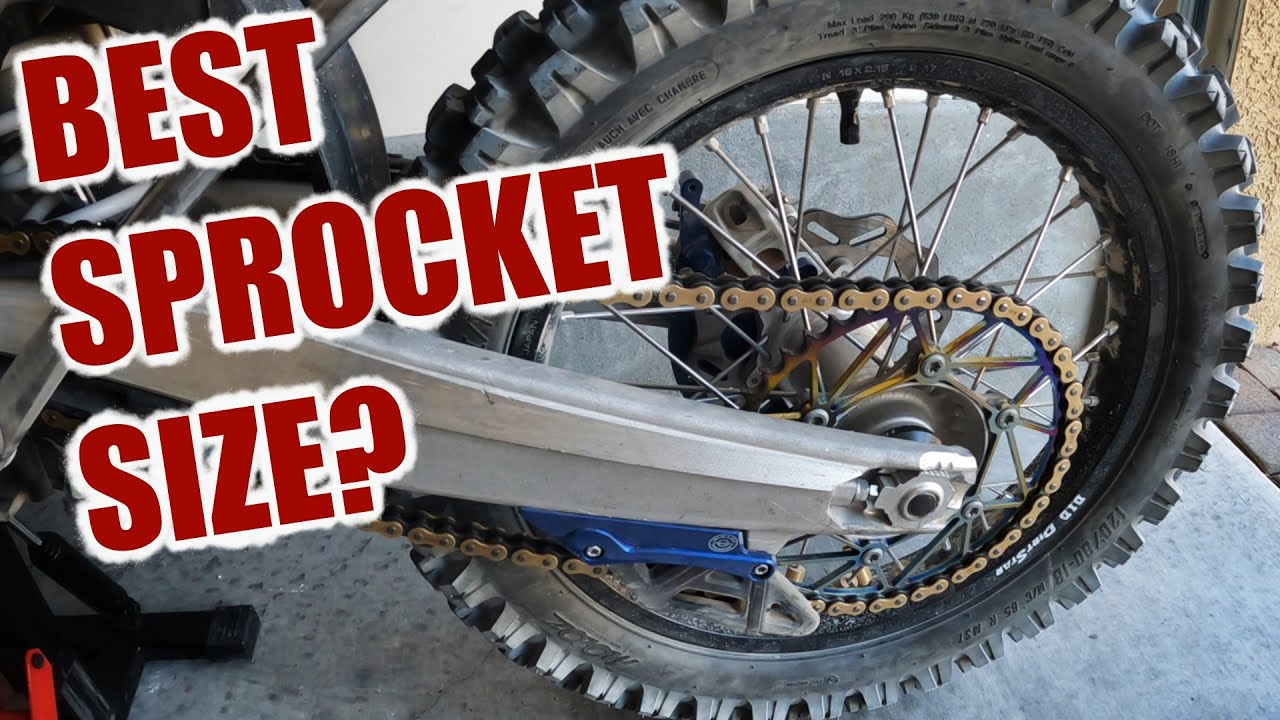 КАКОЙ РАЗМЕР ЗВЕЗДОЧЕК ЛУЧШЕ ВСЕГО ПОДОЙДЕТ ДЛЯ KTM 350? | ТЕСТИРОВАНИЕ РАЗМЕРОВ ЗВЕЗДОЧЕК